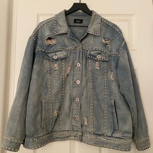 VICI Oversized Denim Jacket